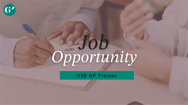 GP Trainer job opening, Sligo GP training scheme