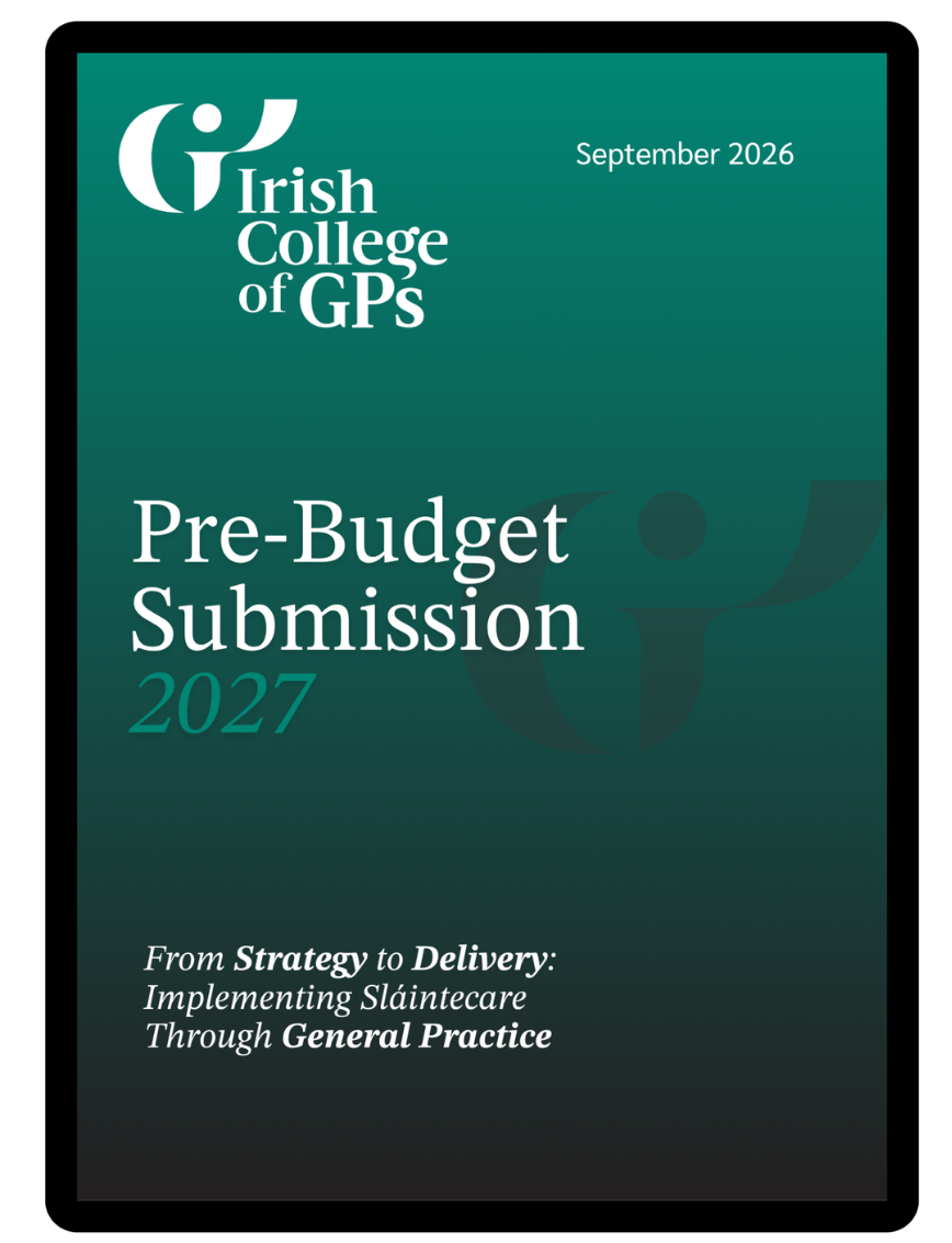 Irish College of GPs Pre-Budget submission 2027 Irish College of GPs Pre-Budget submission 2027